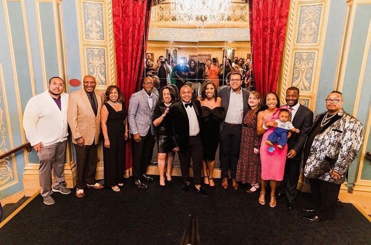 DexterCMason's tweet photo. Our Village is UNMATCHED. 🙏🏽

Major S/O to our incredible parents, siblings, family &amp; friends who made this special moment possible.

From LA, NYC, Cleveland, Chicago, Miami, D.C., &amp; Atlanta, your constant love, unwavering support &amp; continued prayers were felt. 

📸: @supercyrusb https://t.co/Nkifs5bj4h