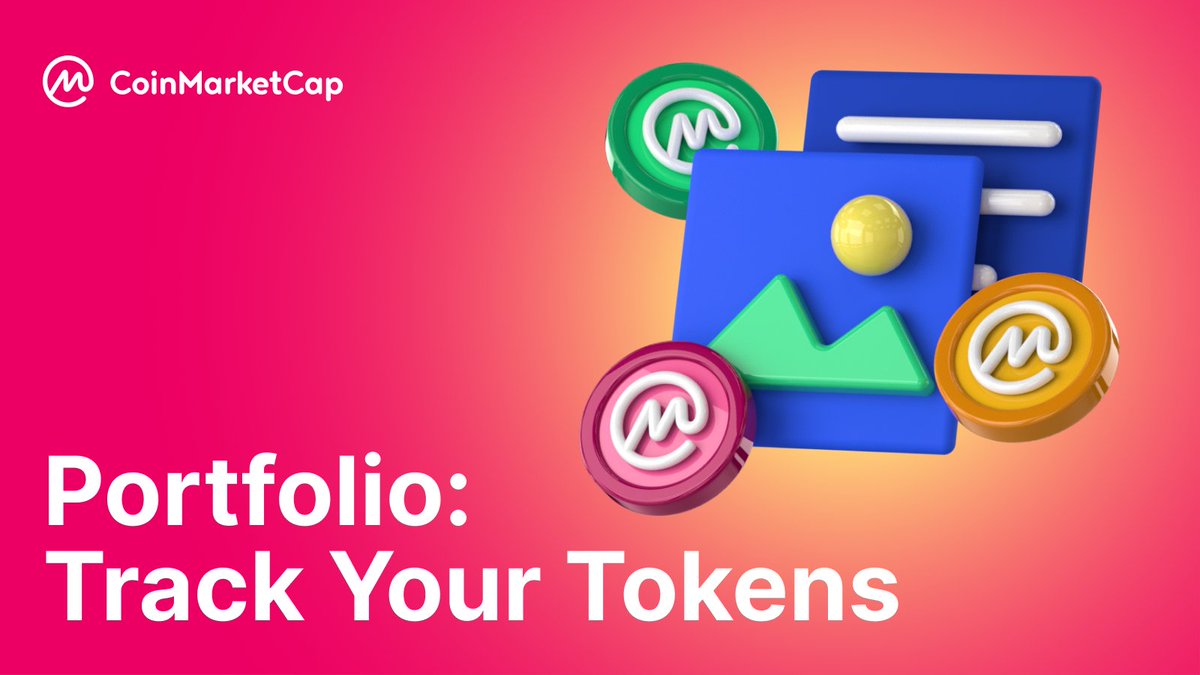 Track Your Cryptocurrency Portfolio for Free on #CMC!! 🔥

📈 Take Control of Your Assets
🕵🏻‍♀️ Track more than 10,000 #Crypto
⚡️ Real-Time Price Data Trusted by over +1.2 Million Users Worldwide
💸 100% Free of Charge

Details: coinmarketcap.com/alexandria/lan…