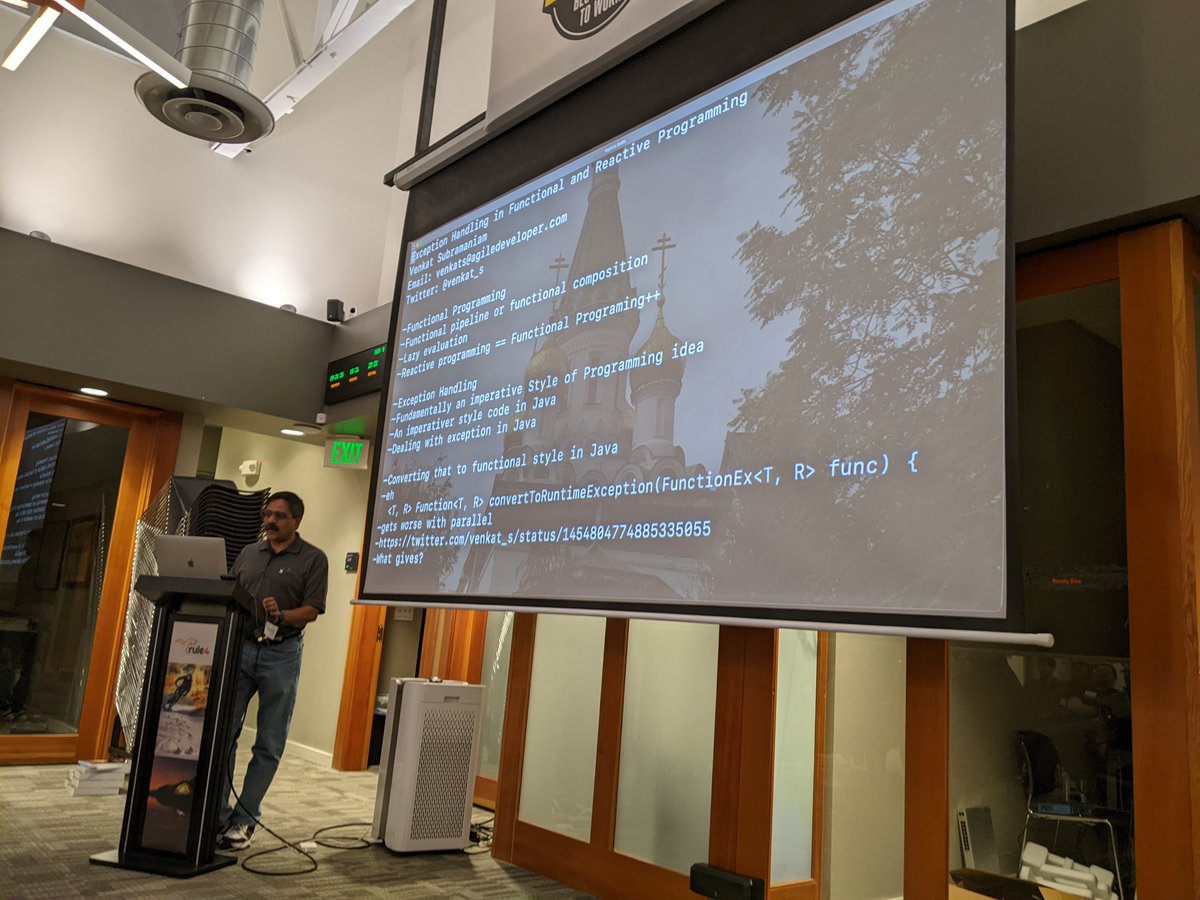Peter Schow (@pschow) on Twitter photo Boulder Java Users Group <a href="/boulderjug/">Boulder JUG</a> is meeting in-person again, after a three year hiatus, kicked off in style last night by another great talk by <a href="/venkat_s/">Venkat Subramaniam</a>. Thanks to the fine folks at <a href="/rule4/">Rule4 Inc</a> for hosting us #java Boulder Java Users Group <a href="/boulderjug/">Boulder JUG</a> is meeting in-person again, after a three year hiatus, kicked off in style last night by another great talk by <a href="/venkat_s/">Venkat Subramaniam</a>. Thanks to the fine folks at <a href="/rule4/">Rule4 Inc</a> for hosting us #java