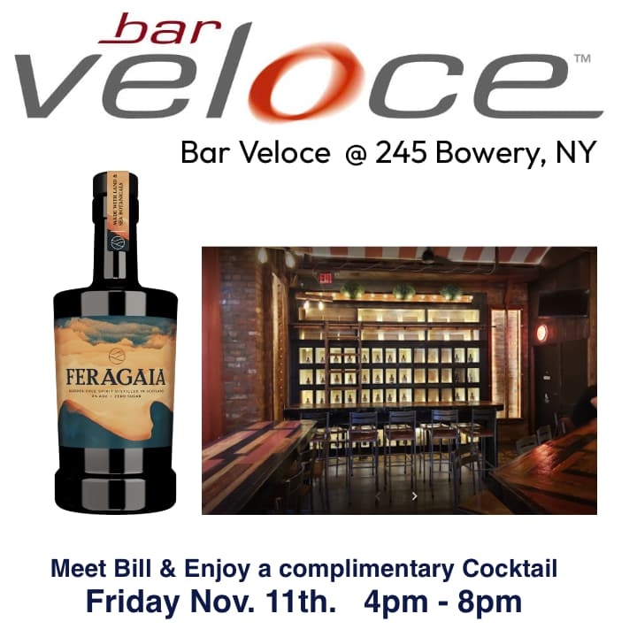 proofnomore's tweet photo. Come and meet FERAGAIA's Co-Founder, Bill Garnock at these upcoming events in NYC. 
.
HEKATE, NYC (Thu 11/10, 5pm - 9pm)⁠
.⁠
BAR VELOCE, NYC⁠
(Fri 11/11, 4pm - 8pm)⁠
.⁠
MINUS MOONSHINE, BK⁠
(Sat 11/12, 1pm - 4pm)⁠
.⁠
SECHEY, NYC⁠
(Sat 11/12, 5pm - 8pm)⁠
⁠ https://t.co/vthcUY1PjB