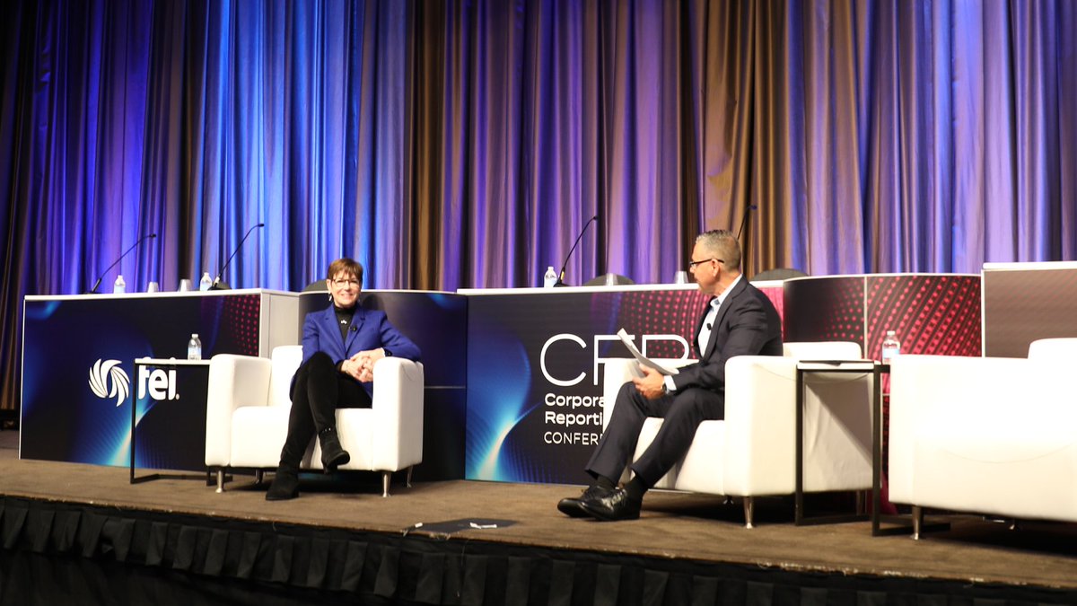 FEIcfri's tweet photo. Top regulators from #USSEC, #FASB, #PCAOB and finance leaders from prominent companies highlighted the latest developments in rule-making and standard setting at FEI’s Corporate Financial Reporting Insights (CFRI) Conference, held in NYC and virtually on Nov 7 &amp; 8 #FEIcfri2022 https://t.co/ZfYMxBd2z9