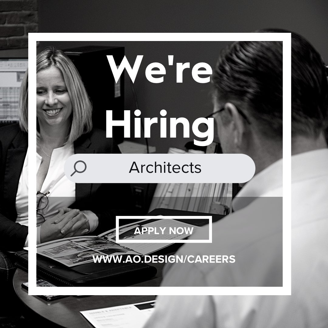 If you, or someone you know is interested in joining the Architect 
One team, apply today!