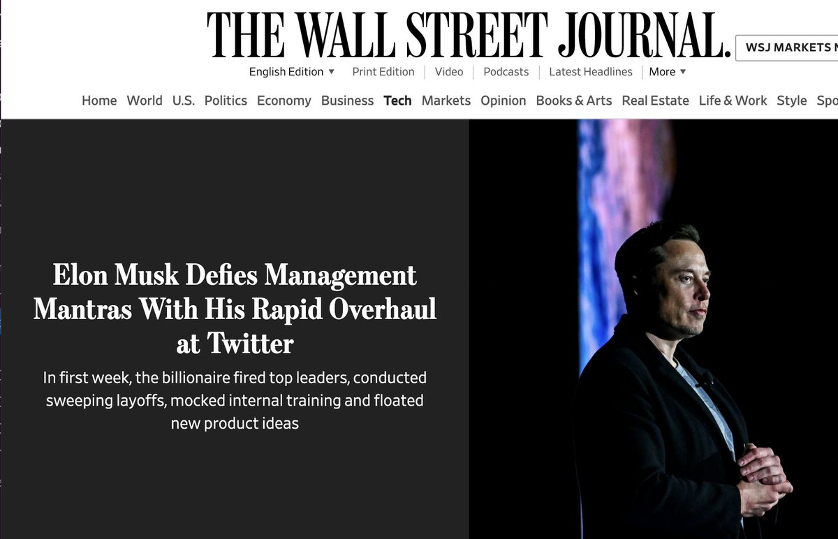 The Real Story of Elon Musk's Twitter Takeover - WSJ