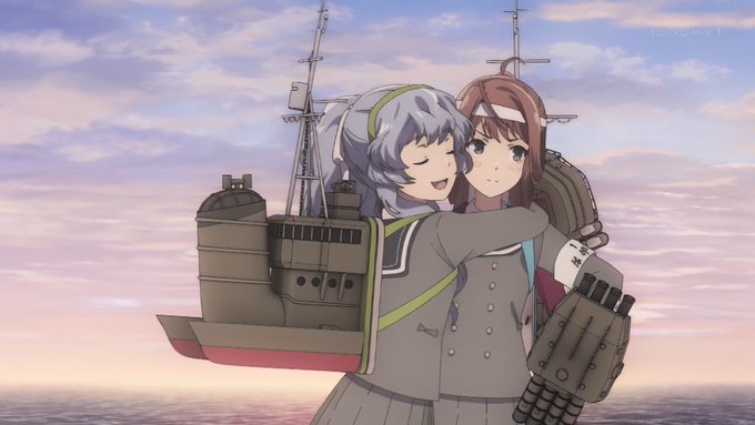 艦これアニメまだ1話みてないけど百合百合してる #kancolle_anime 