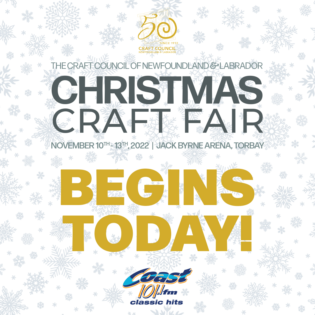 CraftCouncilNL's tweet photo. The Christmas Craft Fair starts ⭐️TODAY⭐️ at 12pm in the @JBRegional!
Don’t forget: you can vote for your favourite booth! Cast your vote in the ballot box at the exit! Your favourite booth holder could win a $100 cash prize!
#ChristmasCraftFair #ComeHomeToCraft https://t.co/lpxWadFVWC