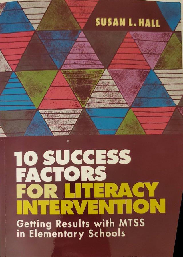 10 Success Factors for Literacy Intervention by Dr. Susan Hall <a href="/susanhall_EdD/">Susan L. Hall, EdD</a>

amazon.com/Success-Factor…