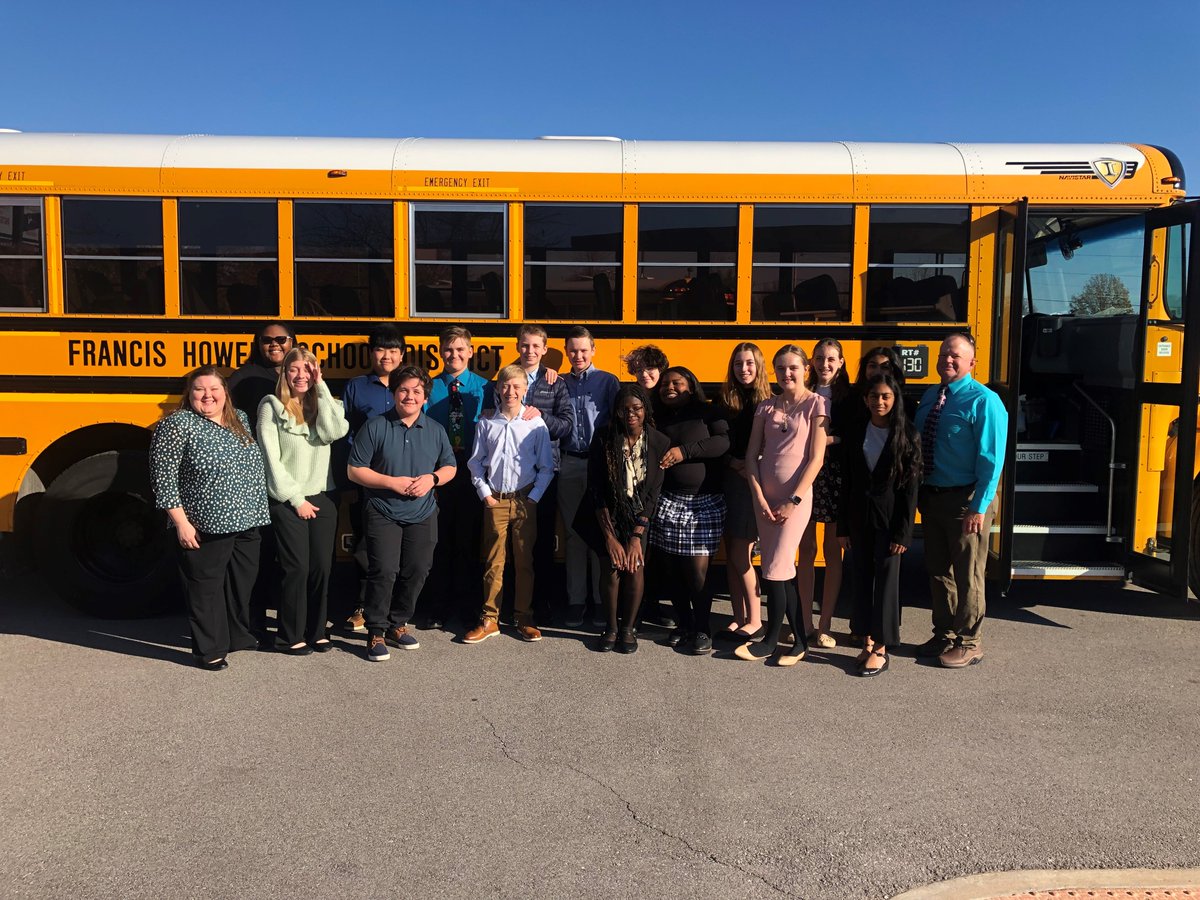 Mrs. Jandt and Mr. Spies took 12 - 8th grade students to Jefferson City for the Missouri Youth and Government conference. Students participate in a mock government by writing and debating bills and arguing court cases on Thursday, Friday, and Saturday at the capitol building.