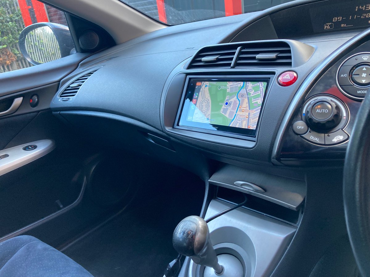 dynamic_audio's tweet photo. Honda Civic 2006 model upgraded with Pioneer SPH-DA160DAB CarPlay/ Android Auto stereo and we used the CTKHD01 fitting kit to complete the installation.

@Honda_UK @PioneerUK @Connects2 https://t.co/qtCN8IwcIE