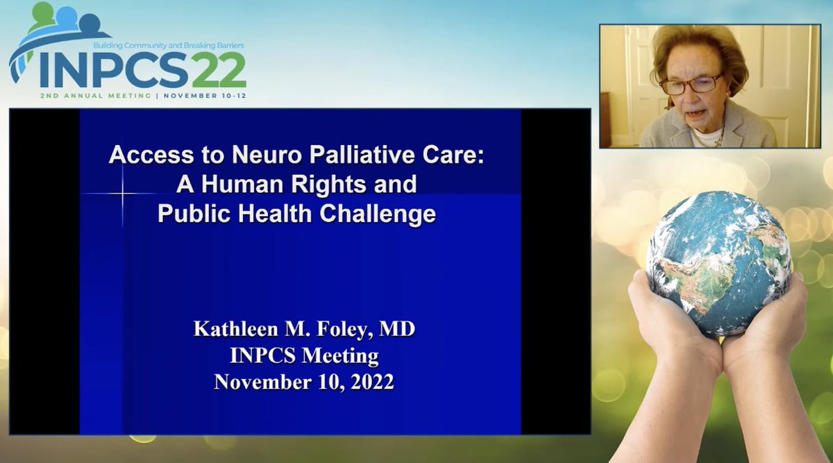 KathrotiaMayuri's tweet photo. Tune in to hear #DrKathleenFoley speak on accessing neuropalliative care and its challenges
@Neuropalcare #hapc #NeuroPal #MedTwitter #NeuroTwitter #Palliative #INPCS https://t.co/h55BzFgHDm