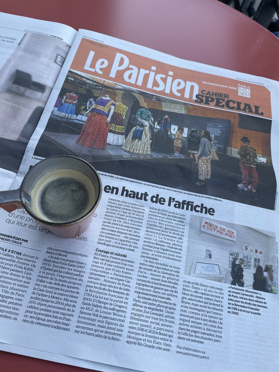 Définitivement #parisienne citoyenne☺️A lire aujourd’hui le cahier spécial <a href="/parismusees/">Paris Musées</a> <a href="/leparisien/">Le Parisien</a> Toutes les expositions des musées de <a href="/Paris/">Paris</a> à voir en ce moment. Et n’oubliez pas que les collections des musées sont en visite gratuite pour tous et toutes 💃🏻