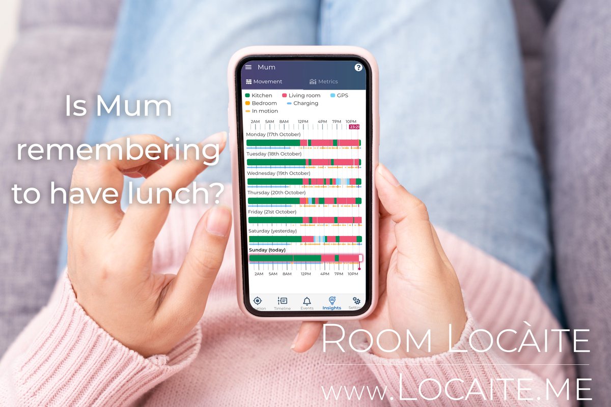 LocaiteMe's tweet photo. If you need a personal GPS tracker to help you look after a loved one, wouldn't it be great if it also showed their daily routine around the home?

https://t.co/h7jzI6RyvO https://t.co/SDYErEo2Lf