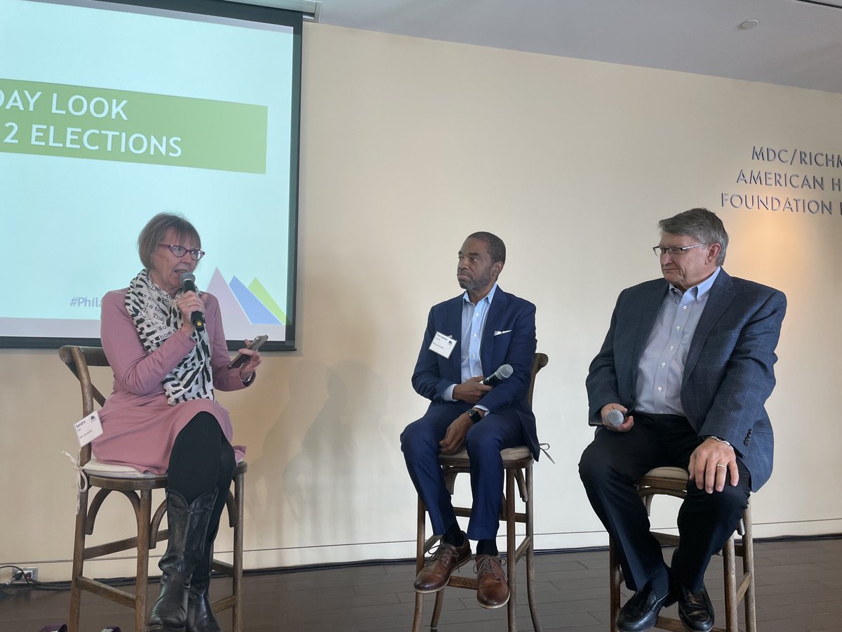 Data journalist Sandra Fish <a href="/fishnette/">sandra fish 🐠</a> talks Election Day politics, ballot races and the future of Colorado’s GOP with Terrance Carroll ⁦<a href="/speakercarroll/">Terrance Carroll</a>⁩ + Dick Wadhams ⁦at our Next-Day debrief #cophilanthropy22