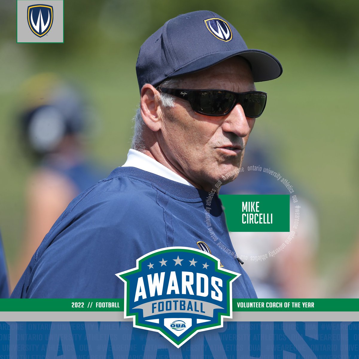 Congratulations to @WindsorLancers Mike Circelli, the 2022 #OUA volunteer coach of the year! 🏈👏 #WeAreONE | #LancerFamily