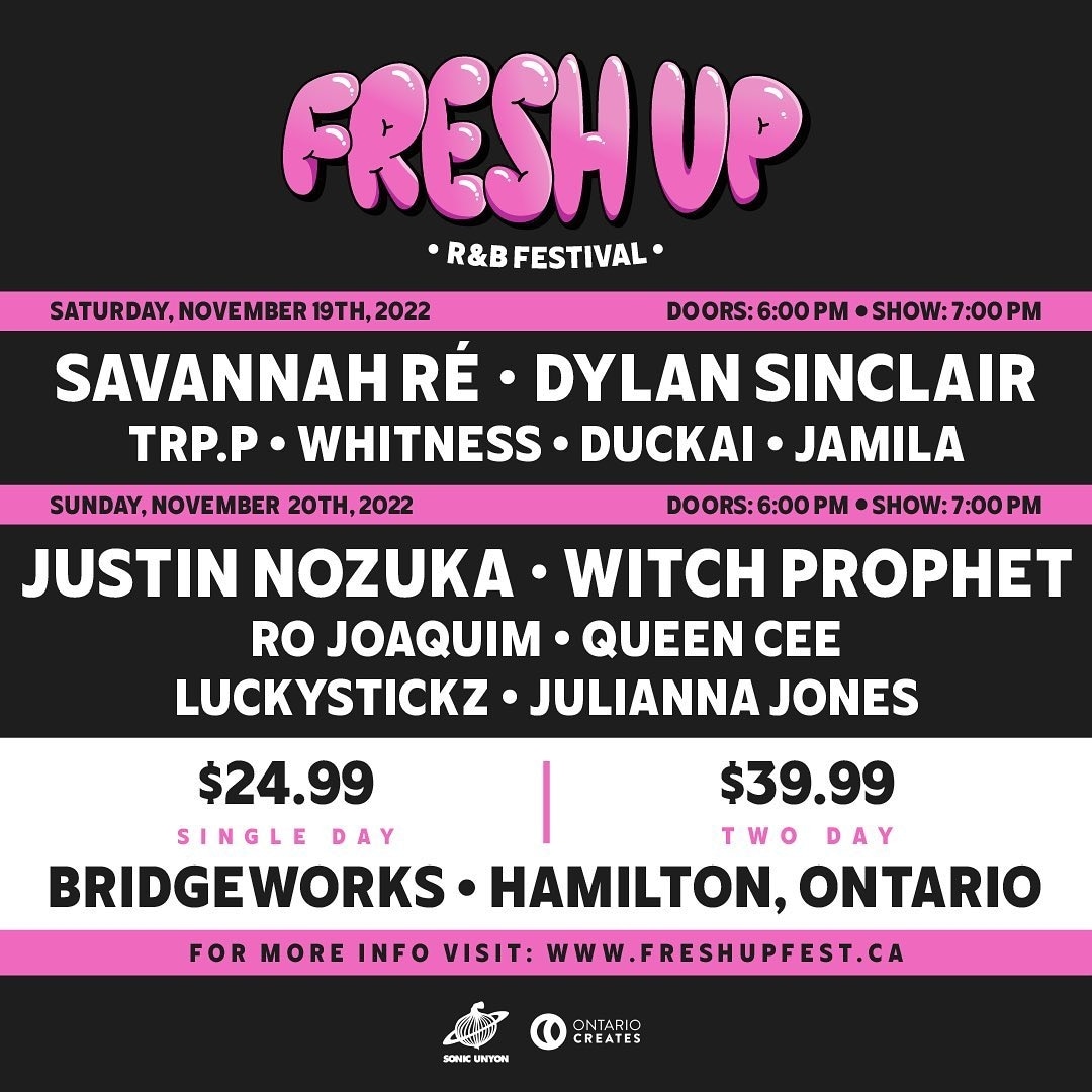 I'll one of the artists performing at Fresh Up R&amp;B festival. Day 2 - NOVEMBER 20TH @ Bridgeworks in Hamilton. You can get your tix at freshupfest.ca
#queencee #hamont #freshupfest #canadianrnb