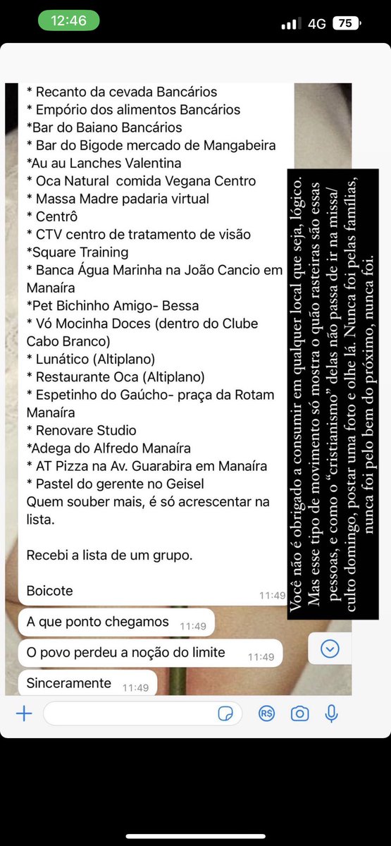 fabyfalcao's tweet photo. Os minions montaram uma lista de boicote aos estabelecimentos que votaram em lula. 
Por favor vamos frenquentar esses lugares ou contratarmos os profissionais citados. https://t.co/1nJQrNegbL