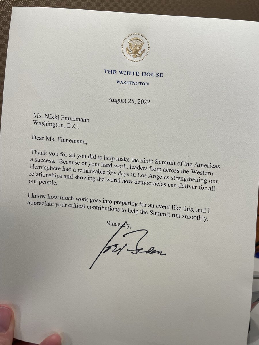 NMFinn's tweet photo. You’re welcome Boss. It was honestly a thrill to consider/convene/produce/share/[insert verb] the @SummitAmericas. So many (fascinating, diplomacy) stories - one would have to tell the story in 5D. 

But also, note to self to #checkmail more than every 3 months.. https://t.co/DVgIaQrwJZ