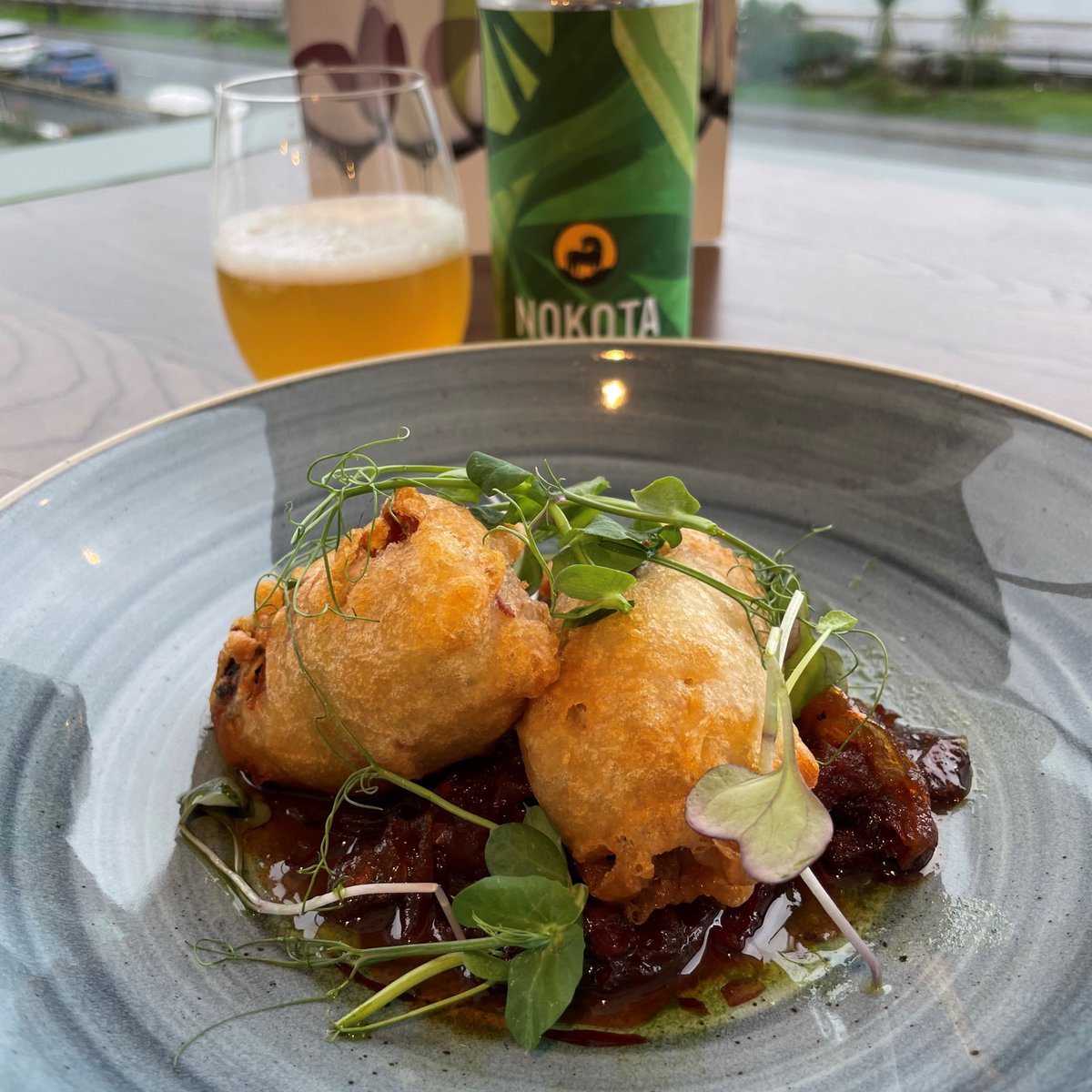 🍲 Crispy Ham Hock fritter with home-made chorizo chutney and fresh micro herbs.

🏴󠁧󠁢󠁷󠁬󠁳󠁿 Proudly serving locally sourced produce. <a href="/Conwyvineyard/">Gwinllan Conwy</a> <a href="/Poyntonsbutcher/">Poyntons Butchers</a> <a href="/wildhorsebeer/">Wild Horse Brewing Co</a> #TheOrchardLlandudno #MermaidSeaFoods <a href="/blasarfwyd/">Blas ar Fwyd</a>