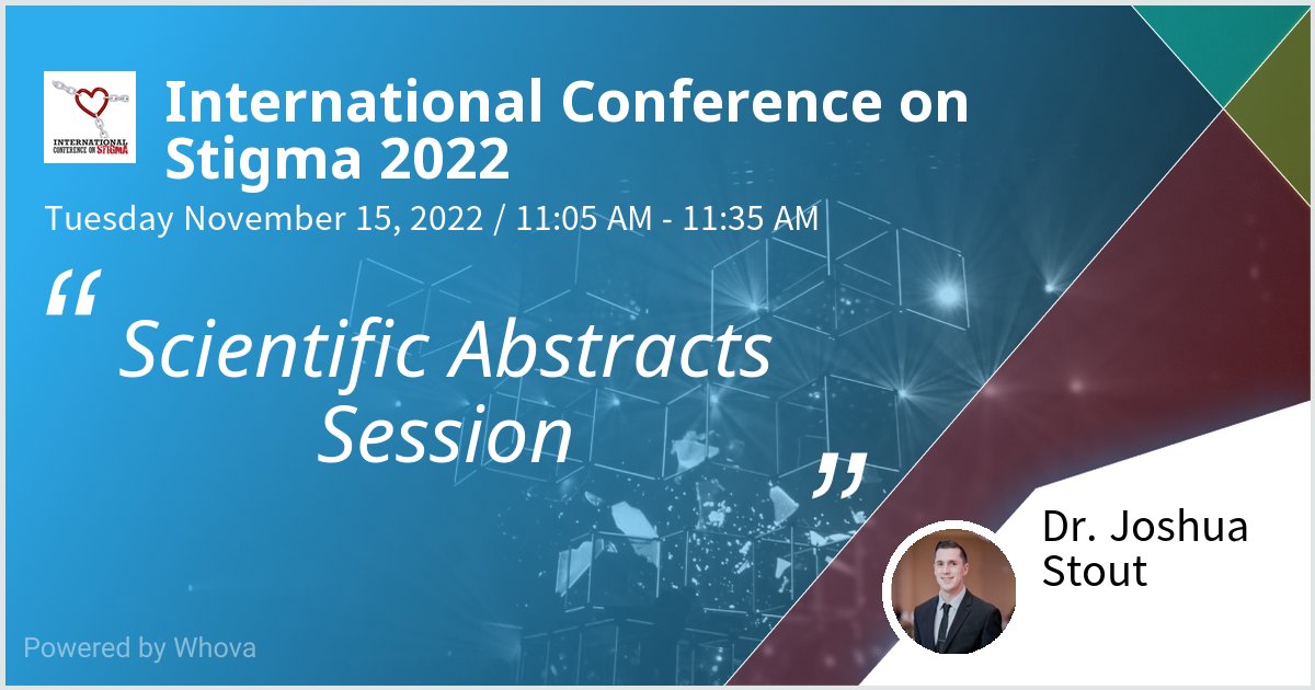 I am speaking at International Conference on Stigma 2022. Please check out my talk if you're attending the event! My talk will focus on the impacts of stigma and peer support for individuals bereaved by a drug-overdose death.