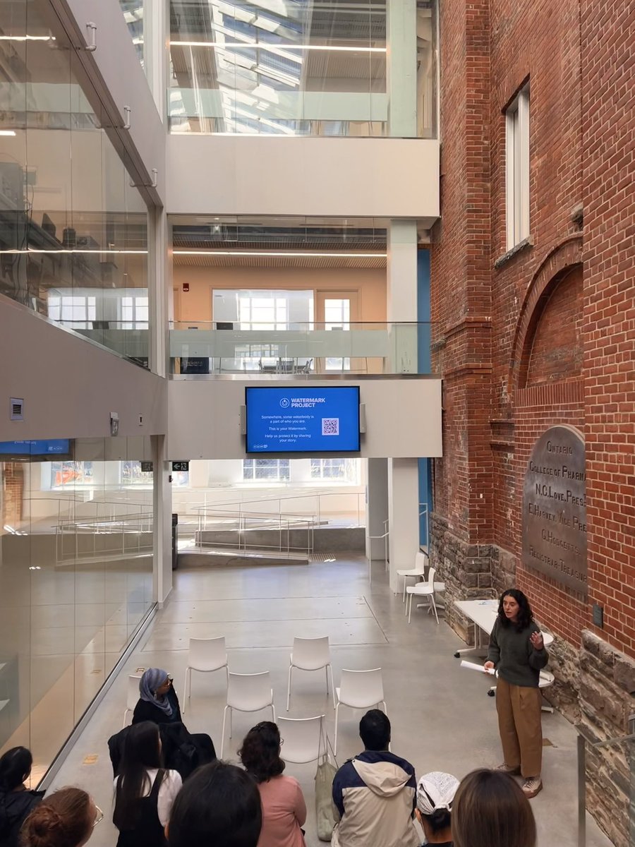 UrbanWaterTMU's tweet photo. Congrats to the UW Student Leadership Committee for hosting their first event! Big thank you to @swimdrinkfish for being an incredible collaborator and sharing their work with us. Some of our HQP gave short pitches on their research projects. Connect with us to learn more! https://t.co/boxC5leOJa