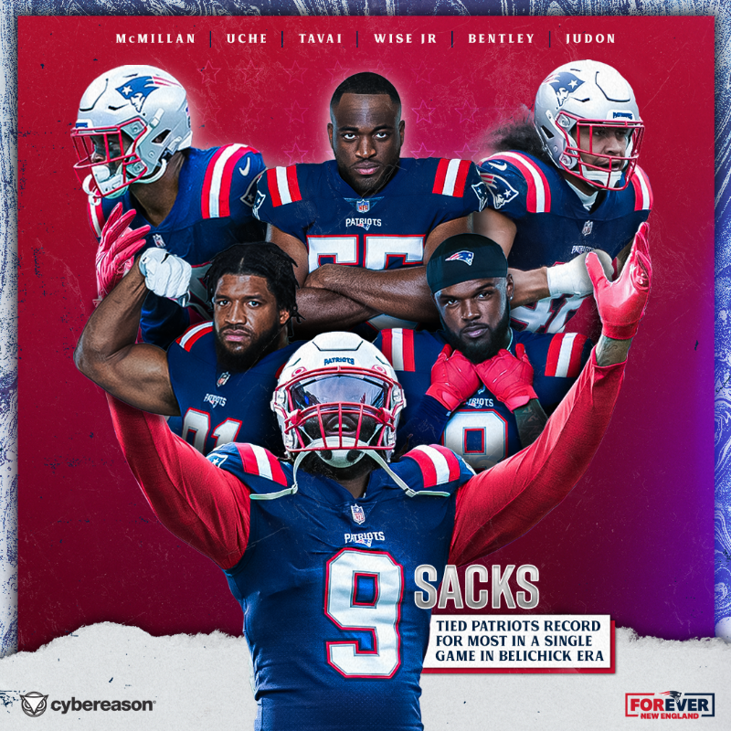 Patriots's tweet photo. 9️⃣ https://t.co/wQCoT7l3TX