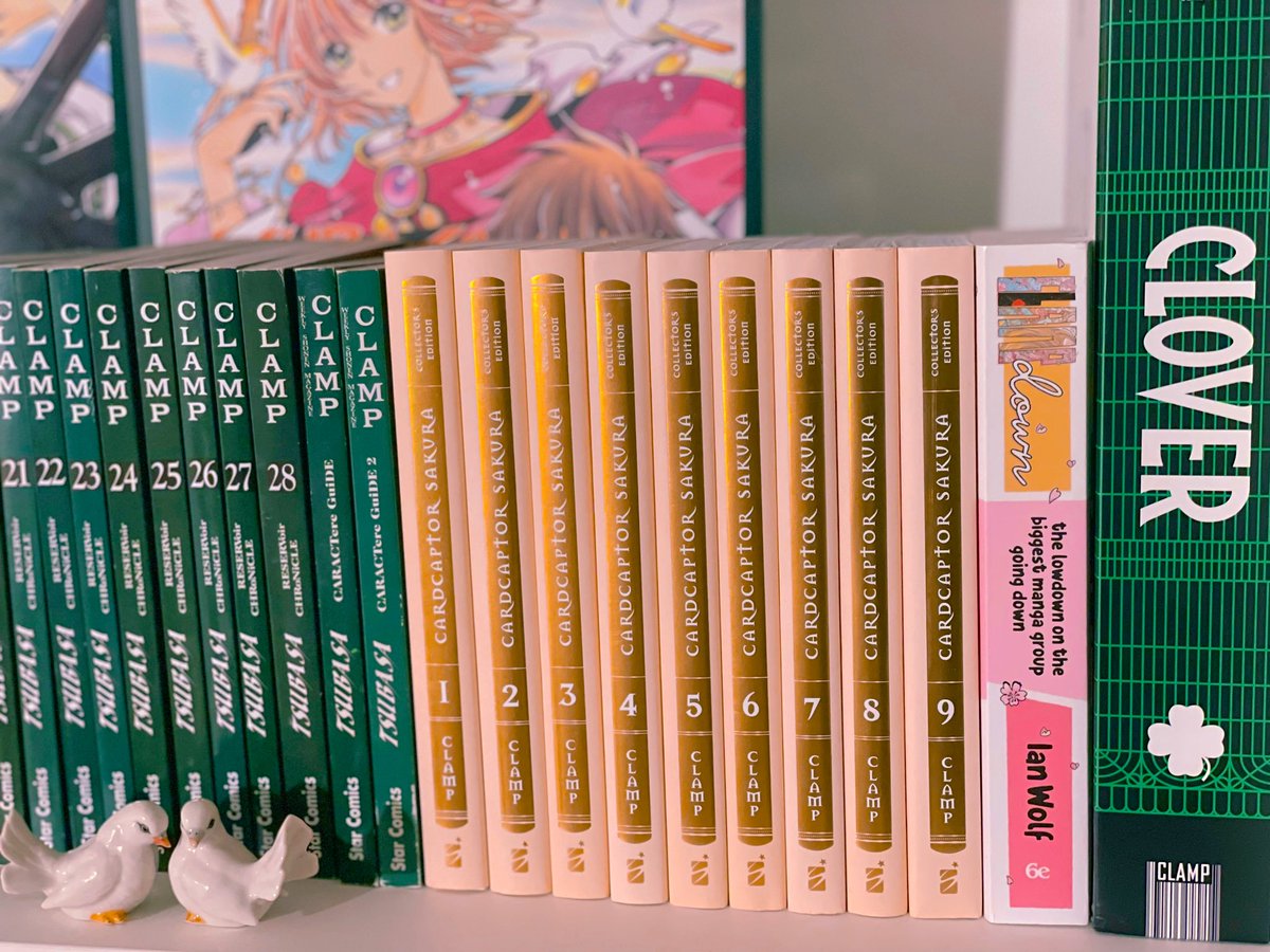~Card Captor Sakura collector edition is finally completed 🌸🥹💕 Will read it in spring (cause I think it is a spring reading💖) #clamp #ccs