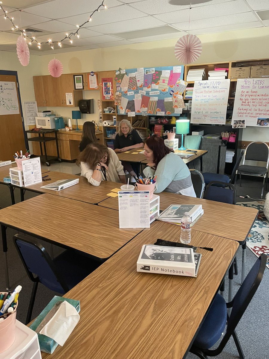 Paraprofessionals <a href="/CessnaUSD259/">Cessna Elementary School</a> are reflecting on procedures of the school in Para PD this month!! #wpsproud