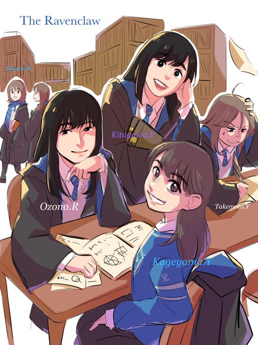 「図書館 学生服」のTwitter画像/イラスト(新着)