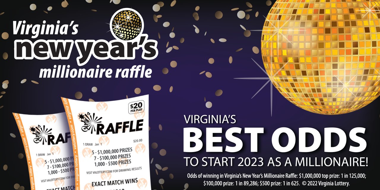 Virginia New Year Millionaire Raffle 2023 Get New Year 2023 Update
