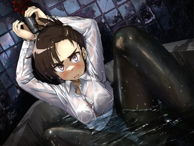 ティオさん、風呂。 