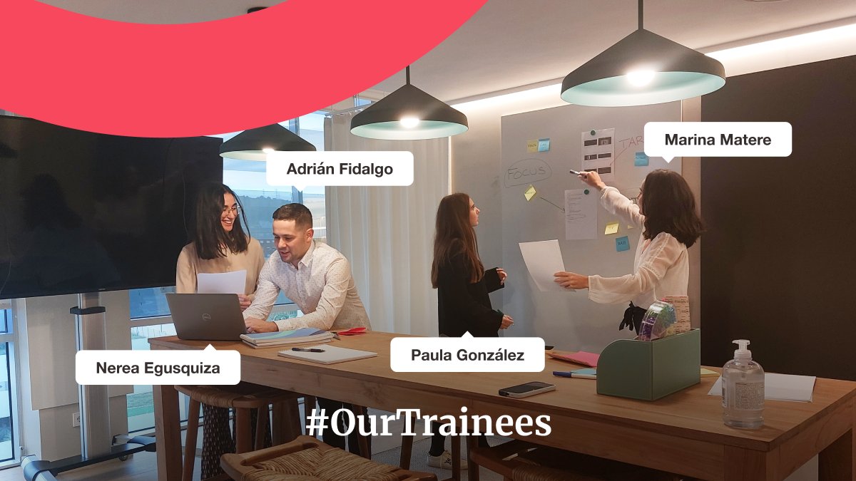 AngeliniFarmaES's tweet photo. Hoy os presentamos a nuestr@s trainees de Marketing CHC: Adrián, Marina, Nerea & Paula😊Estamos muy content@s de que formen parte de nuestro #equipo, ¡aportan una #visión única!
#MeetTheAngeliner #OurTrainees https://t.co/Jn2iKV4fp6