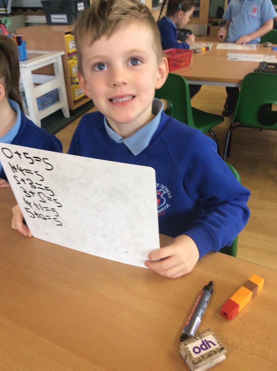 AppleySaintsCE's tweet photo. Amazing maths work in #ABASY1 today! The children worked systematically to find all the ways to make a number. #ABASmat @WhiteRoseMaths @FriendsPrimary @WN6_Mums https://t.co/HQVlsC5wOF