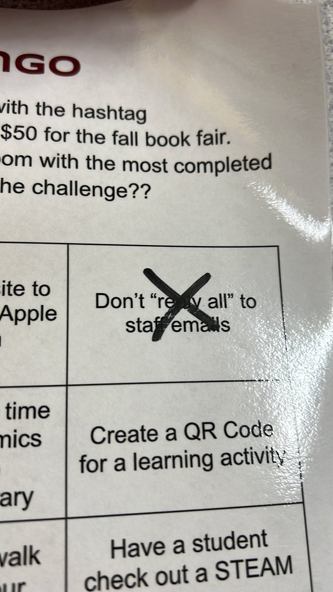 taughtbysmith's tweet photo. #CREmediabingo last minute but I’m here to play! 💸 this one was an easy one to mark off! https://t.co/lI3DHbickd