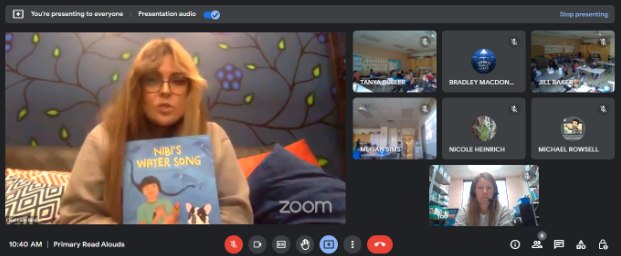 MrsSandiHall's tweet photo. Virtual Read Aloud - we read Nibi's Water Song and talked about clean water access in Canada.  What laws could we make to protect water? https://t.co/K2JOrLKRQj