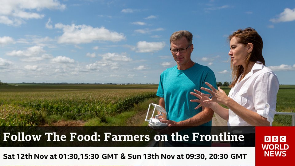 BBCNewsPR's tweet photo. The threat of food insecurity is a problem more acute now than it has been for generations.
In a special #FollowTheFood, host @littletrip looks at the ingenious solutions farmers are adopting to meet this moment.
This Weekend | #BBCWorldNews https://t.co/wi7kAipj5w
