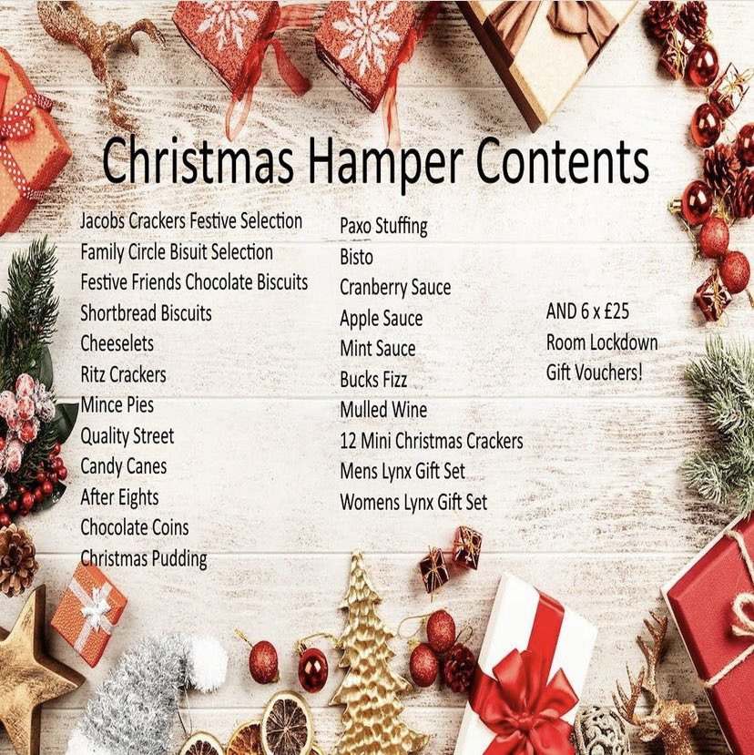 RoomLockdown's tweet image. Christmas Hamper Competition!

Follow us on instagram or Facebook @roomlockdown to enter the competition!

#escaperoom #competition #win #christmas #merrychristmas #happyholidays #xmas #hornchurch #hamper #like #share #comment #xmasidea #havering