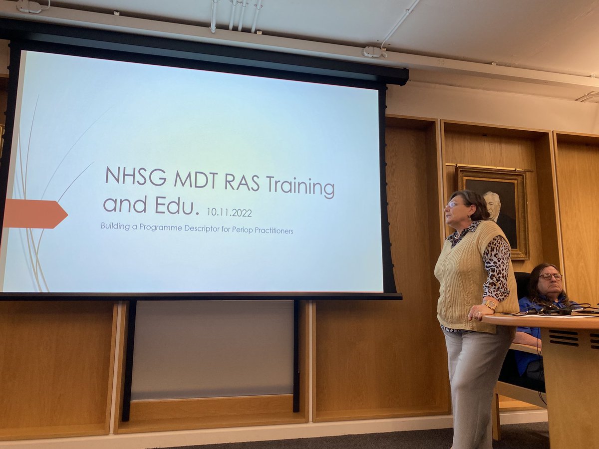 Shafaque Shaikh (@scotrobosurg) on Twitter photo Vanessa Smith outlines the way forward for multidisciplinary RAS training for periop Practioners <a href="/NHSGrampian/">NHS Grampian</a> Vanessa Smith outlines the way forward for multidisciplinary RAS training for periop Practioners <a href="/NHSGrampian/">NHS Grampian</a>