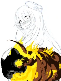 これはむかし爆発の描き方の練習で描いたたこ焼き 