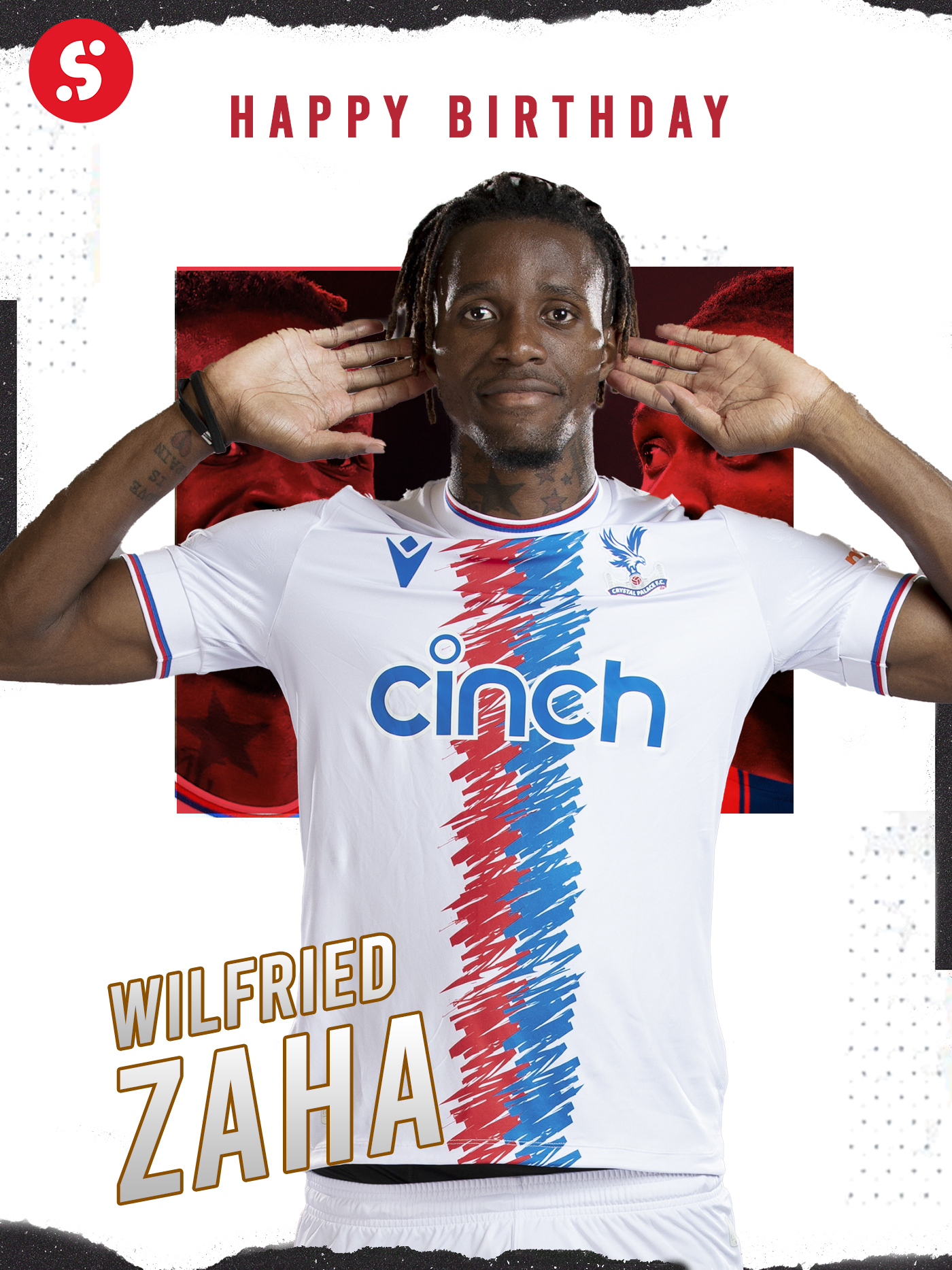 Happy 3  0  th Birthday, Wilfried Zaha!!    