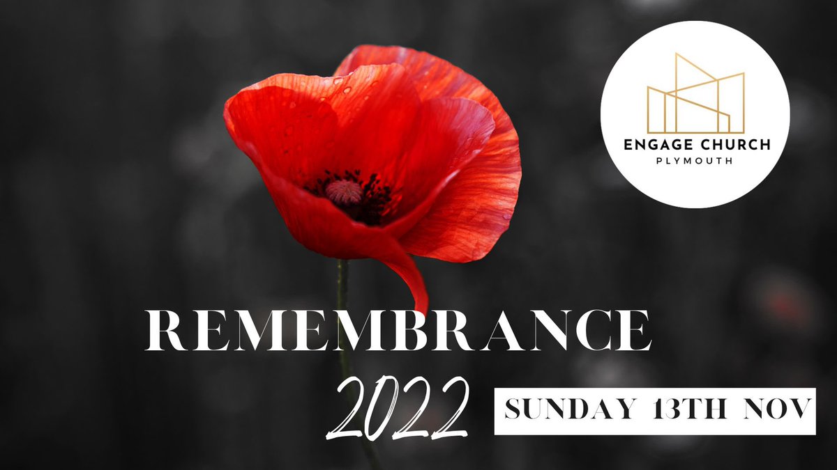 This Sunday during our service at Engage Southwest Plymouth we will be taking time to remember and appreciate the sacrifice of all our service men and women, past and present. ￼

#wewillremember