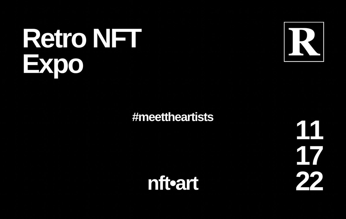 NFTARTPR's tweet image. Retro NFT Expo @larespuestapr | 11.17.22

MEET THE ARTISTS:

@Paperheadarmy @bebebambu @sadblupr

Sponsors: @nftartpr @larespuestapr @NFTARTFDN @noiseacademypr @DollarZingUS @CampoCrypto @_ztvz_ 

RSVP on @eventbrite through the link in bio