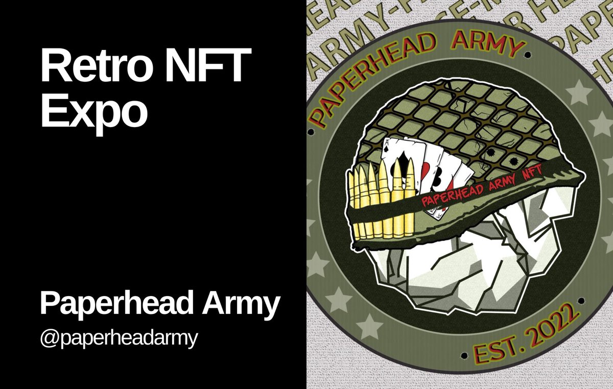 NFTARTPR's tweet image. Retro NFT Expo @larespuestapr | 11.17.22

MEET THE ARTISTS:

@Paperheadarmy @bebebambu @sadblupr

Sponsors: @nftartpr @larespuestapr @NFTARTFDN @noiseacademypr @DollarZingUS @CampoCrypto @_ztvz_ 

RSVP on @eventbrite through the link in bio