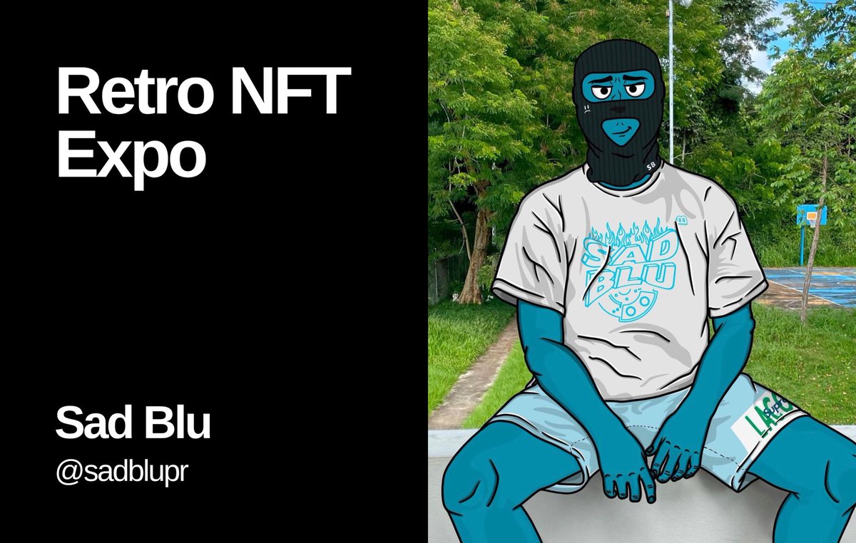 NFTARTPR's tweet image. Retro NFT Expo @larespuestapr | 11.17.22

MEET THE ARTISTS:

@Paperheadarmy @bebebambu @sadblupr

Sponsors: @nftartpr @larespuestapr @NFTARTFDN @noiseacademypr @DollarZingUS @CampoCrypto @_ztvz_ 

RSVP on @eventbrite through the link in bio