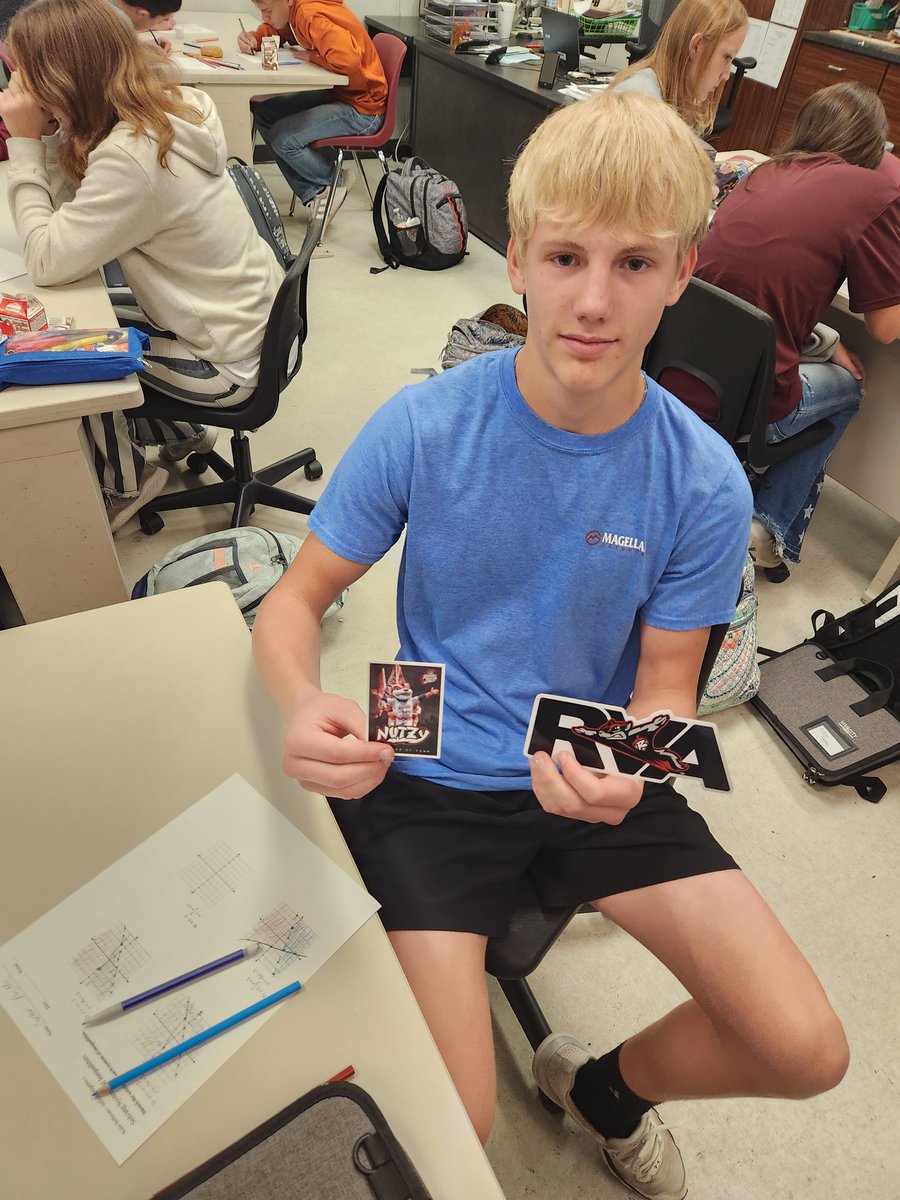 CoachGohlke's tweet photo. S/O to the @GoSquirrels for supporting the students in my algebra class! Thank you for taking an interest in education.  #mathleaguebaseball #competeintheclassroom @HISDBrahmas https://t.co/wdchqGhj3r