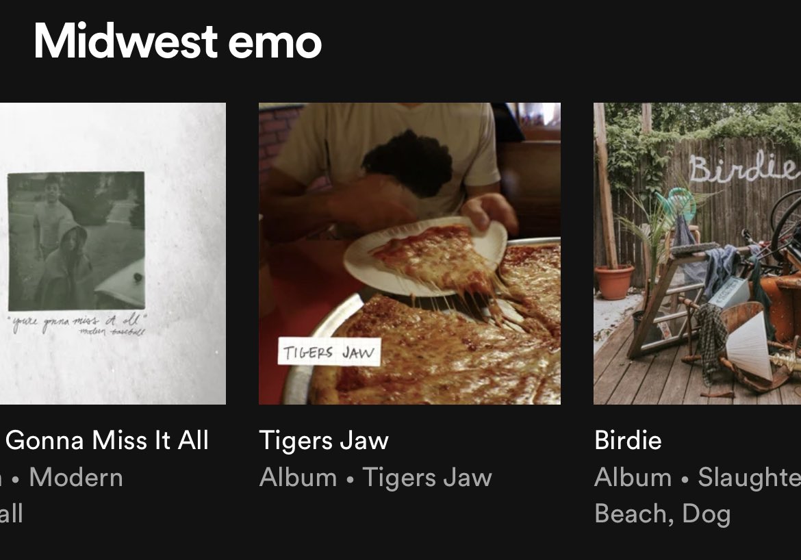 ouchowwie's tweet photo. “midwest emo” every single one of these bands is from pennsylvania https://t.co/5gaXV7pzKZ