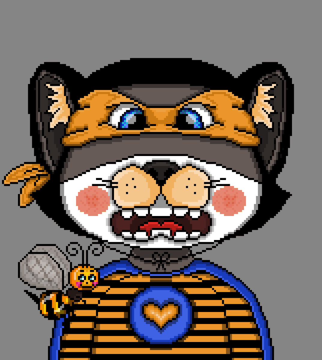 snowfoxofficial's tweet photo. Superhero of love ❤️👀
Learn more about the collection!
Link is in Bio 😊
#pixel #pixelart #nft #opensea #openseanft #art #creative #snowfoxofficialnft #brasil https://t.co/ISOZc6VZ62