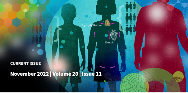 JNCCN's tweet photo. The November issue of @JNCCN is now available online! Featured: current @NCCN Guidelines on Pediatric Aggressive Mature #BCellLymphomas, insights into recent updates to #NCCNGuidelines for #GastrointestinalStromalTumors, and more! https://t.co/8t8aPaSww2 #lymsm #pedonc #GICSM https://t.co/mHUO9P9Rs0