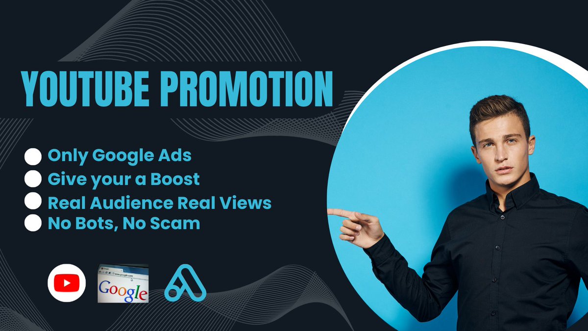 I will #organically promote your #youtube video through #google #Ads 
Please Knock me for this service

<a href="/OrdinaryTravelr/">Christy Woodrow</a> 
<a href="/AmericanAir/">americanair</a> 
<a href="/GameStop/">GameStop</a> 
@pitkincounty 
<a href="/curioustravTV/">Curious Traveler</a> 
<a href="/Viki/">Viki</a> , @DiningTraveler , <a href="/CNBCi/">CNBC International</a> ,<a href="/nyuniversity/">New York University</a> 
#youtubemarketing #videopromotion #promotions