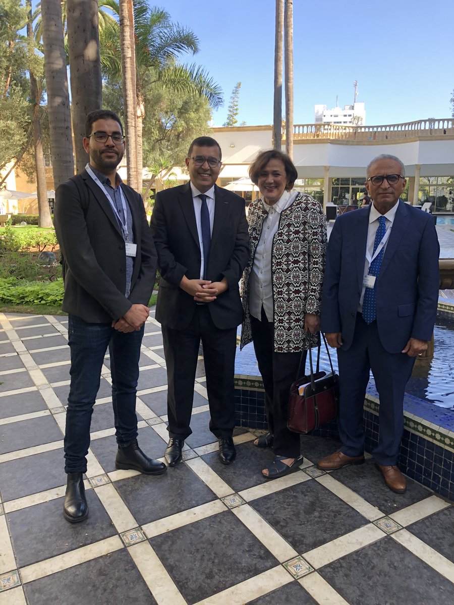 MerouaneT's tweet photo. Agréable rencontre ce jeudi à #Rabat en marge des travaux de la 3ème Conférence Pair-à-Pair d’EUROMED Migration V !
Avec Farida Moha, Mohamed Charef & @JAMIDHicham
#Berkane 🍊 #Guercif #Jerada & #Oujda
L’Oriental en force 😎 https://t.co/vbkQS1R6wg