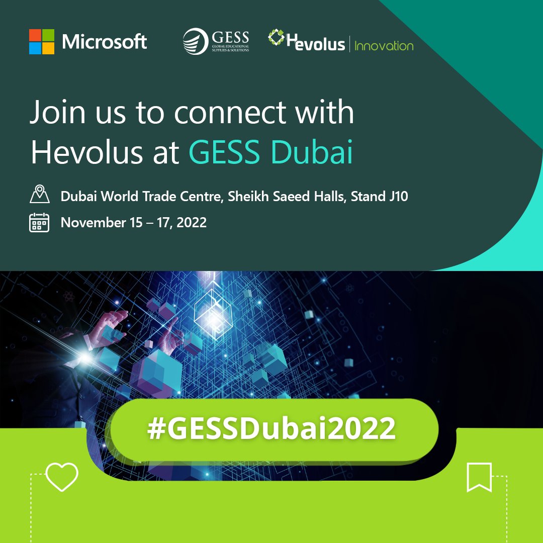📍 #GESSDubai
🗣 Antonio Squeo will speak at the Future Transformation Zone conference in the session "Bringing Innovation in Higher Education with Mixed Reality / Augmented Reality.

Are you curious? 
Here's the link to sign up 👉 eu1.hubs.ly/H027BGH0