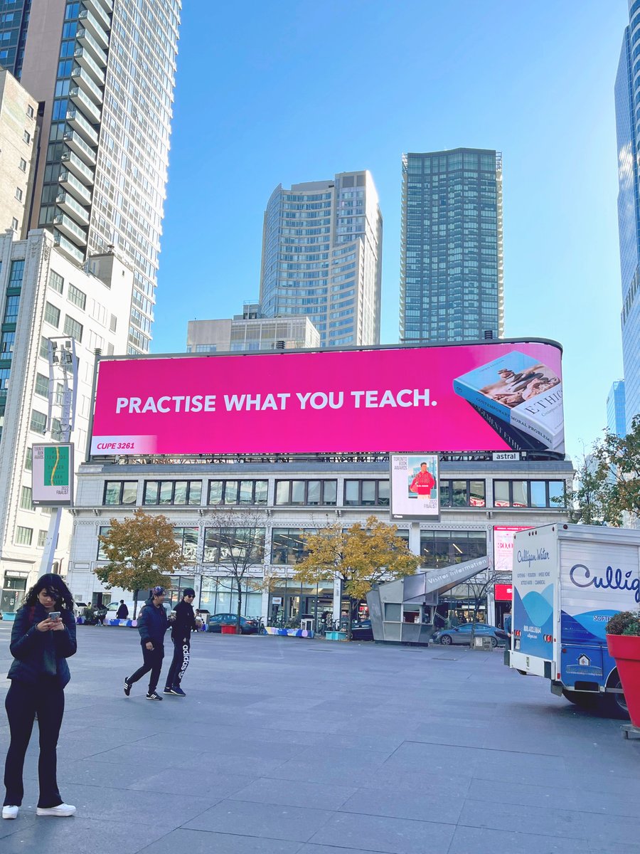 CUPE 3261 (@cupe3261) on Twitter photo Since 2020, #UofT contracted out cleaning in an additional 27 buildings at the St. George campus, cutting good jobs and creating more poverty-wage jobs.
Does that sound like "equity, fairness and justice?" #PractiseWhatYouTeach
@cupeontario <a href="/fairwagesnow/">Justice for Workers</a> @decentworkhlth Since 2020, #UofT contracted out cleaning in an additional 27 buildings at the St. George campus, cutting good jobs and creating more poverty-wage jobs.
Does that sound like "equity, fairness and justice?" #PractiseWhatYouTeach
@cupeontario <a href="/fairwagesnow/">Justice for Workers</a> @decentworkhlth